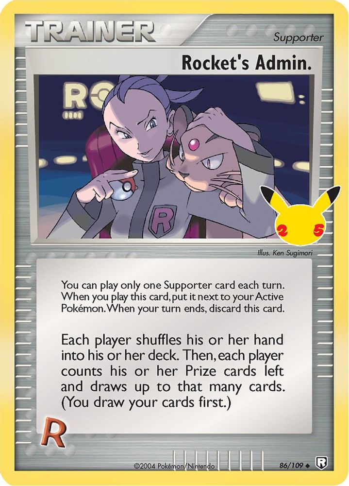 Rocket's Admin. 086 - Holofoil Celebrations Classic Collection - Classic Collection