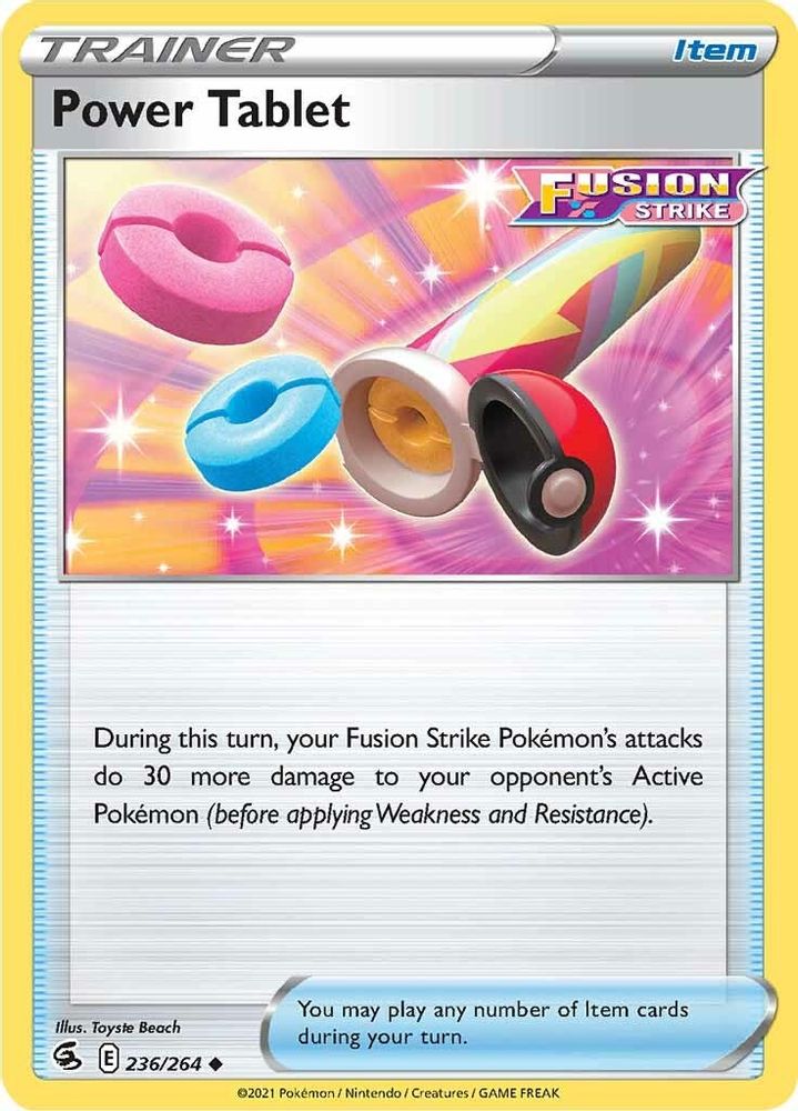 Power Tablet 236 SWSH08 Fusion Strike - Uncommon