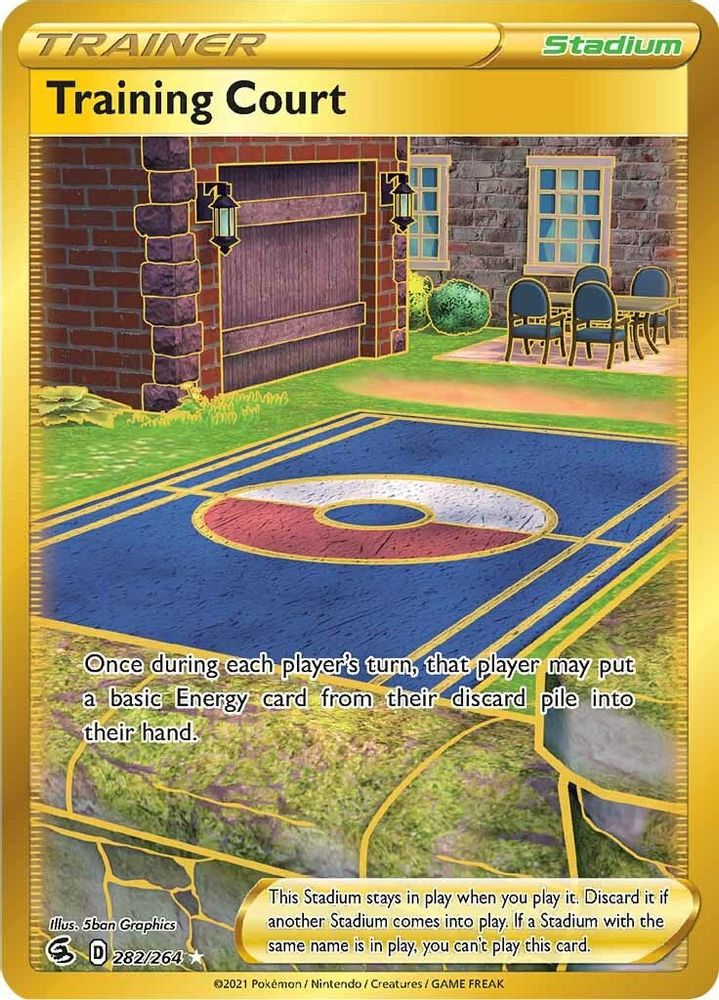 Training Court (Secret) 282 - Holofoil SWSH08 Fusion Strike - Secret Rare