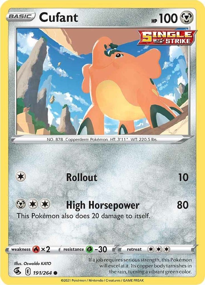 Cufant 191 SWSH08 Fusion Strike - Common
