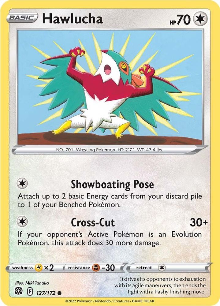 Hawlucha 127 SWSH09 Brilliant Stars - Common