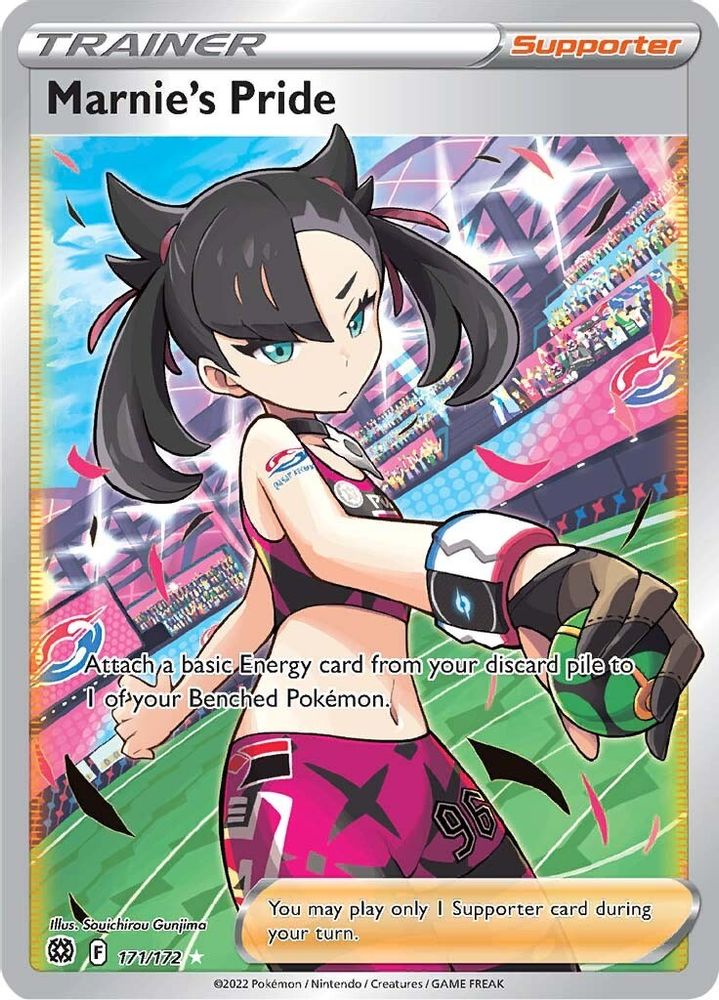 Marnie's Pride (Full Art) 171 - Holofoil SWSH09 Brilliant Stars - Ultra Rare