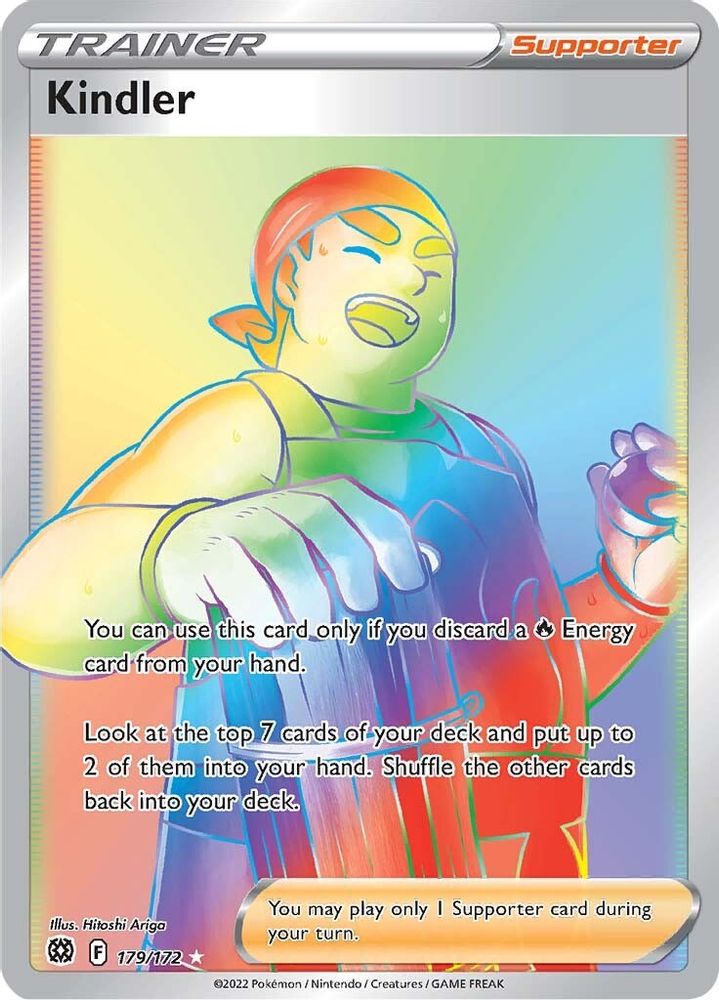 Kindler (Secret) 179 - Holofoil SWSH09 Brilliant Stars - Secret Rare