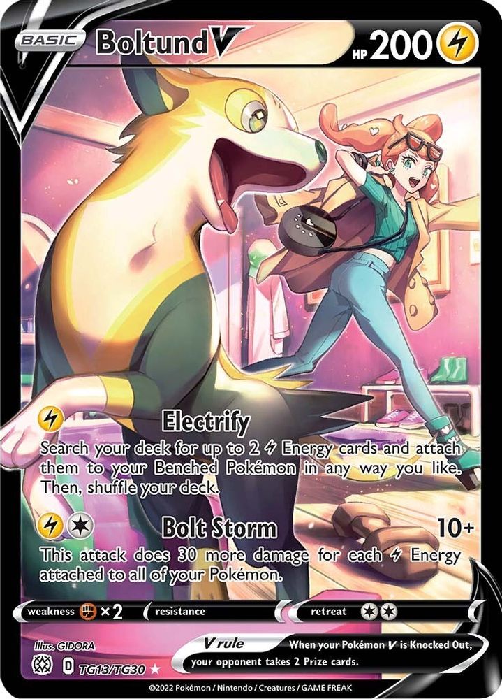 Boltund V TG13 - Holofoil SWSH09 Brilliant Stars Trainer Gallery - Ultra Rare