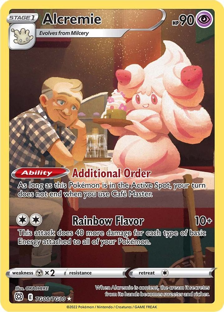 Alcremie TG08 - Holofoil SWSH09 Brilliant Stars Trainer Gallery - Ultra Rare