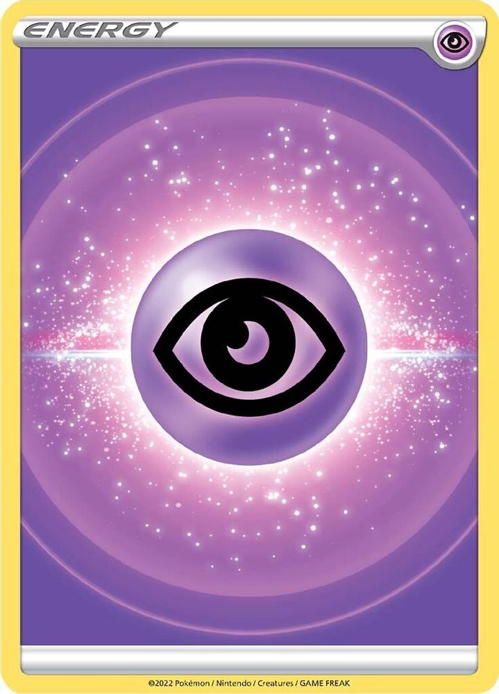 Psychic Energy (2022 Unnumbered) - Reverse Holofoil SWSH09 Brilliant Stars - Common
