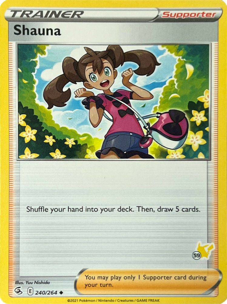 Shauna - 240/264 (#59 Pikachu Stamped)/264 Battle Academy 2022 - Promo