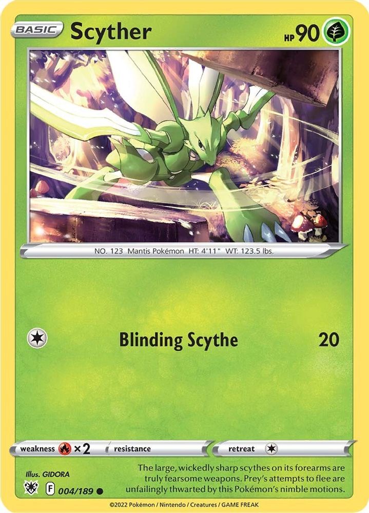 Scyther (004) (004) 004 SWSH10 Astral Radiance - Common