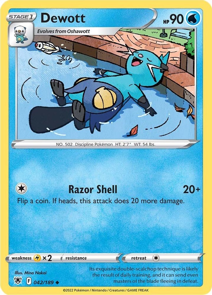 Dewott 042 SWSH10 Astral Radiance - Uncommon