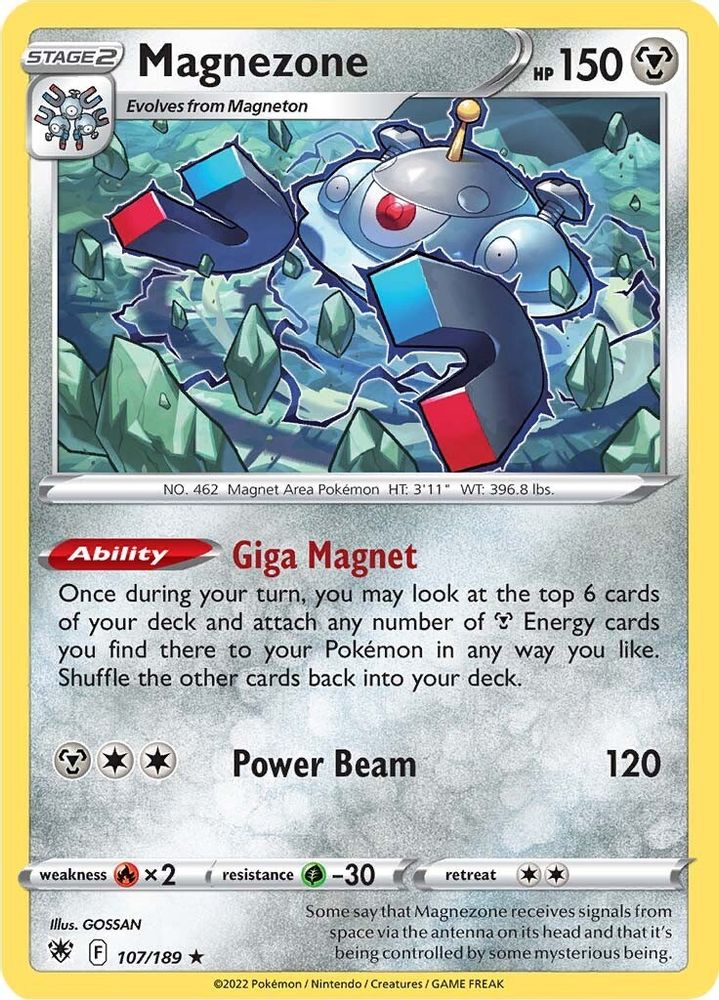 Magnezone 107 - Reverse Holofoil SWSH10 Astral Radiance - Holo Rare