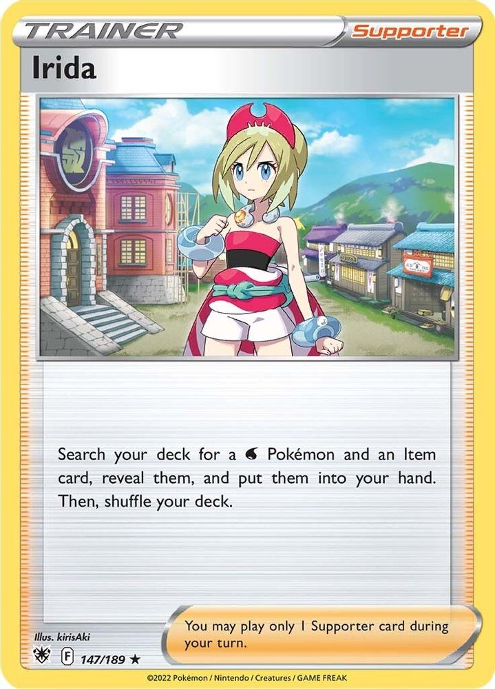 Irida 147 - Reverse Holofoil SWSH10 Astral Radiance - Holo Rare
