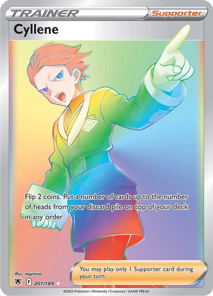 Cyllene (Secret) 201 - Holofoil SWSH10 Astral Radiance - Secret Rare