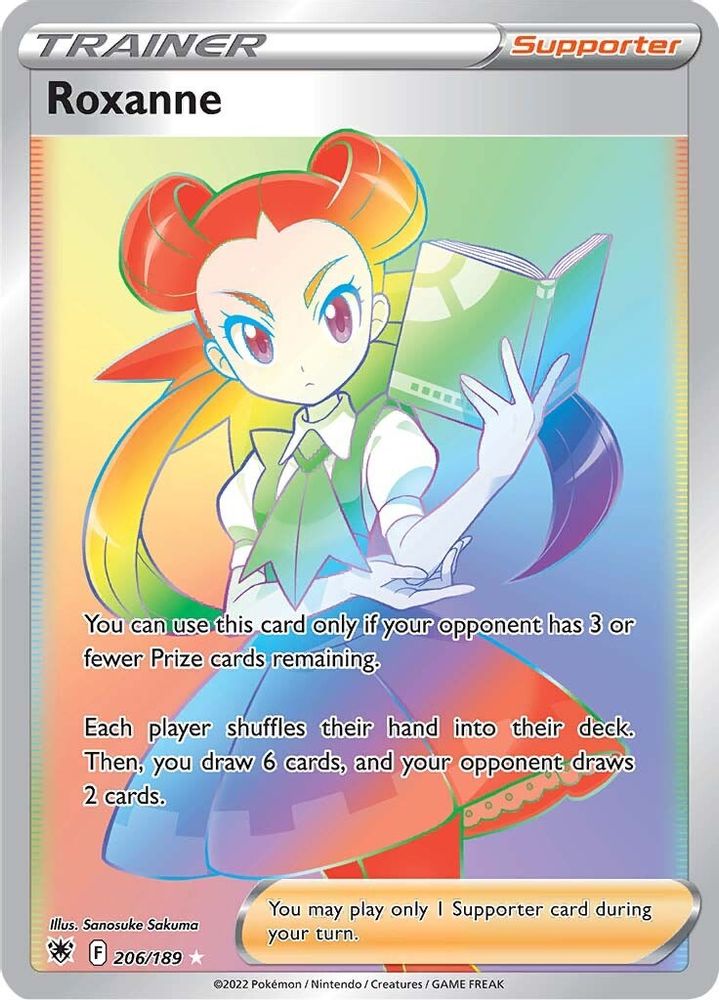 Roxanne (Secret) 206 - Holofoil SWSH10 Astral Radiance - Secret Rare