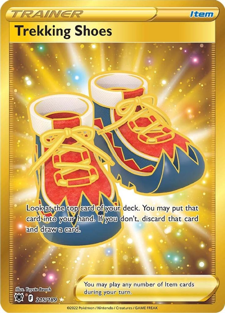 Trekking Shoes (Secret) 215 - Holofoil SWSH10 Astral Radiance - Secret Rare