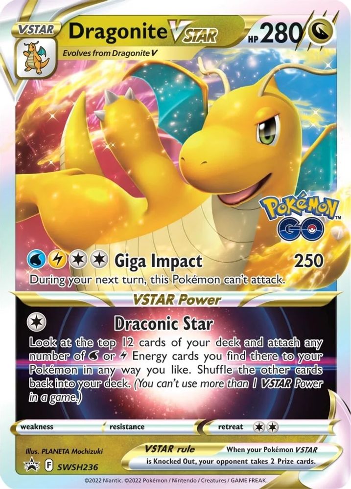 Dragonite VSTAR SWSH236 - Holofoil SWSH Sword & Shield Promo Cards - Promo