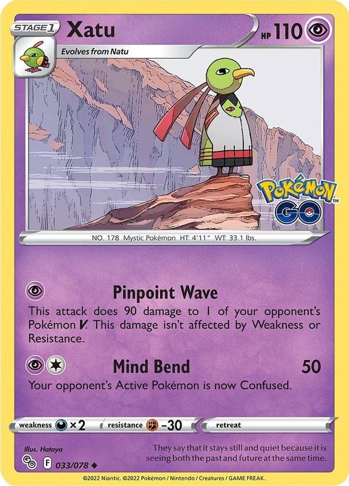 Xatu 033 Pokemon GO - Uncommon
