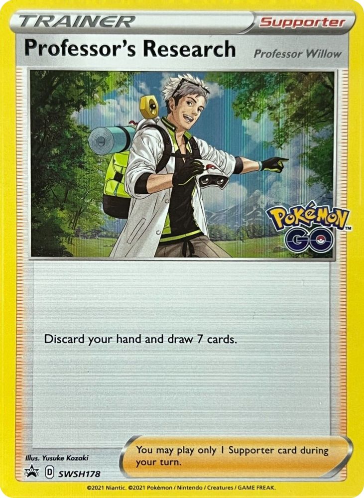Professor's Research SWSH178 - Holofoil SWSH Sword & Shield Promo Cards - Promo