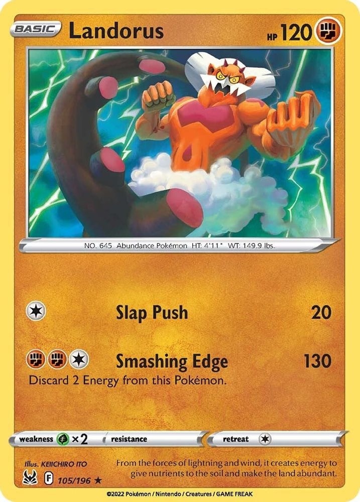 Landorus 105 SWSH11 Lost Origin - Rare