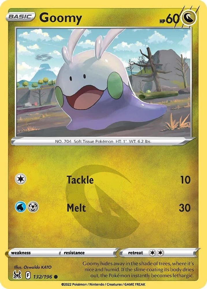 Goomy 132 - Reverse Holofoil SWSH11 Lost Origin - Common
