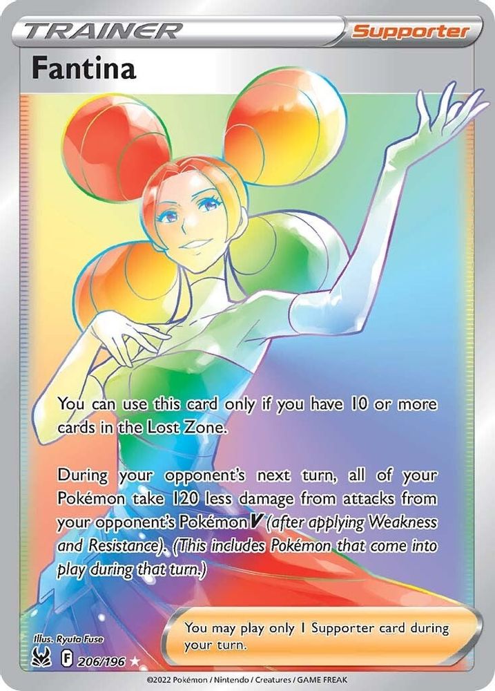 Fantina (Secret) 206 - Holofoil SWSH11 Lost Origin - Secret Rare