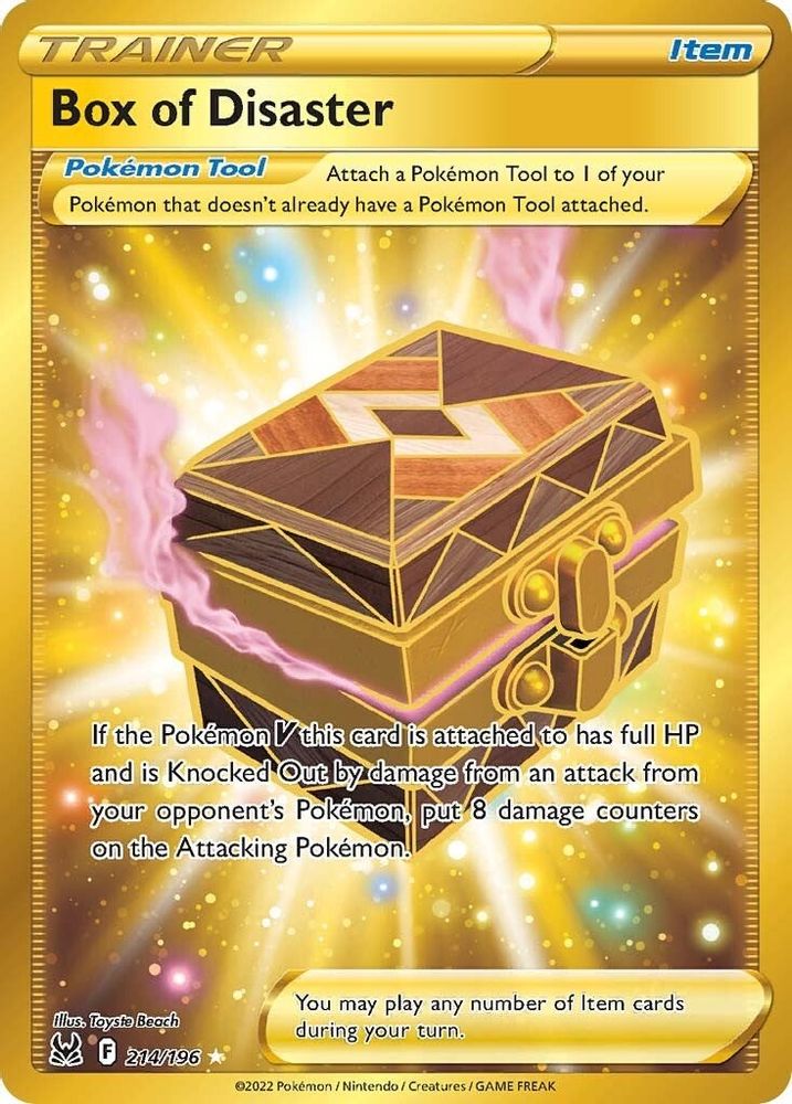 Box of Disaster (Secret) 214 - Holofoil SWSH11 Lost Origin - Secret Rare