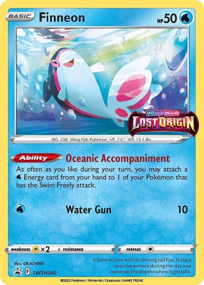 Finneon (Prerelease) SWSH240 - Holofoil SWSH Sword & Shield Promo Cards - Promo