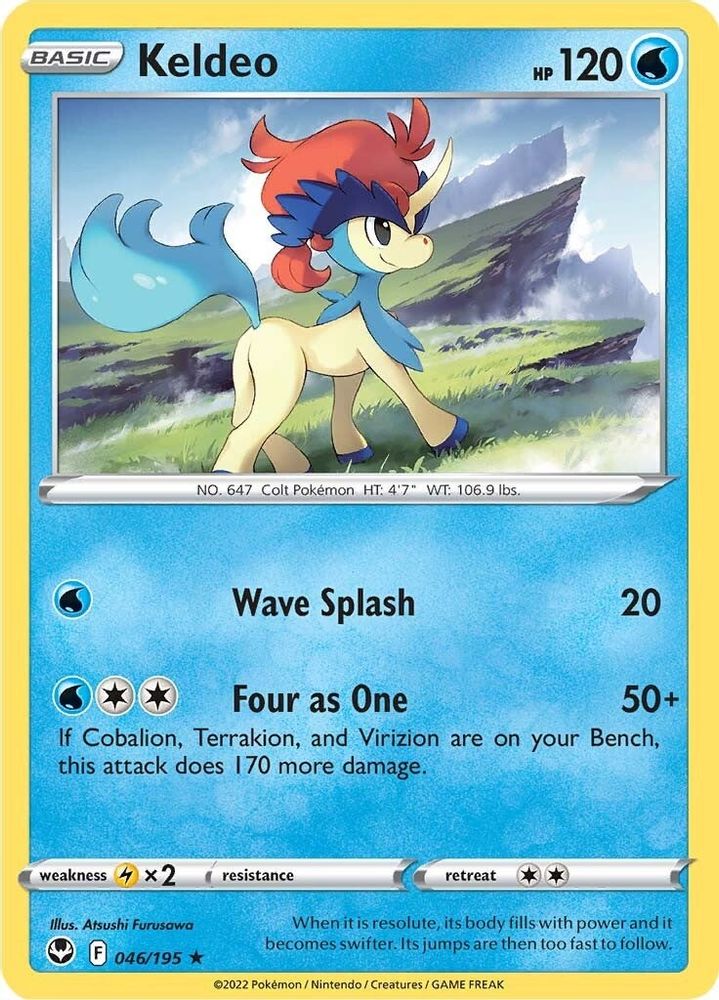 Keldeo 046 SWSH12 Silver Tempest - Rare
