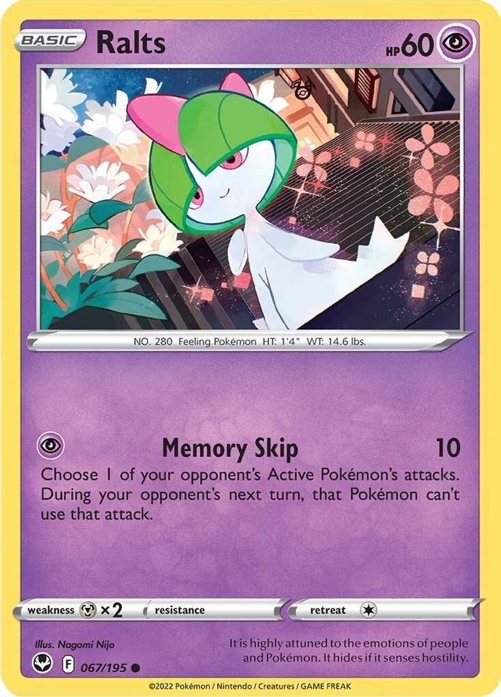 Ralts 067 SWSH12 Silver Tempest - Common