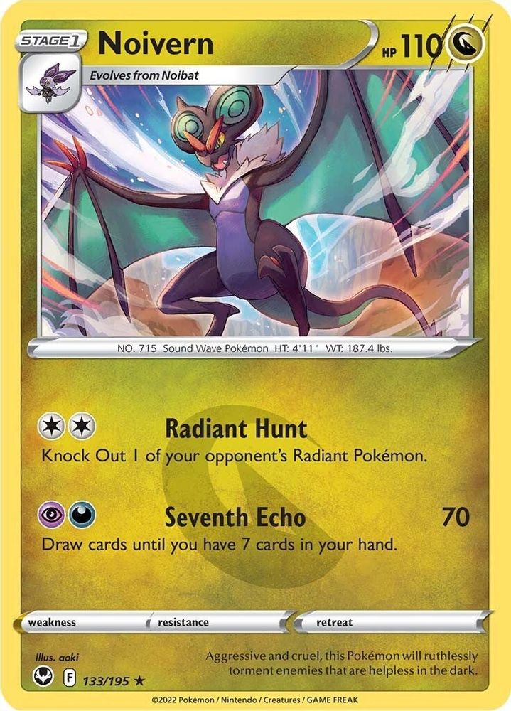 Noivern 133 SWSH12 Silver Tempest - Rare