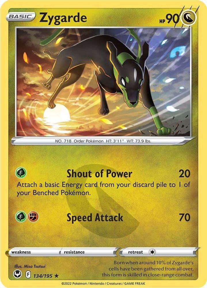 Zygarde 134 SWSH12 Silver Tempest - Rare