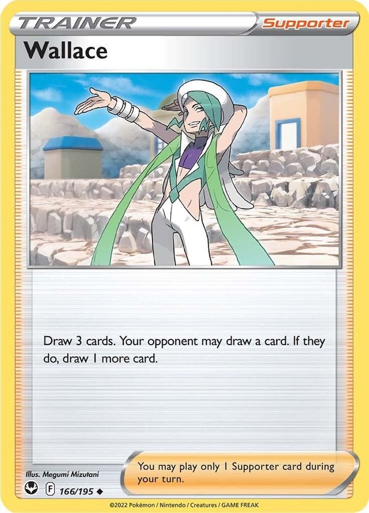 Wallace 166 - Reverse Holofoil SWSH12 Silver Tempest - Uncommon