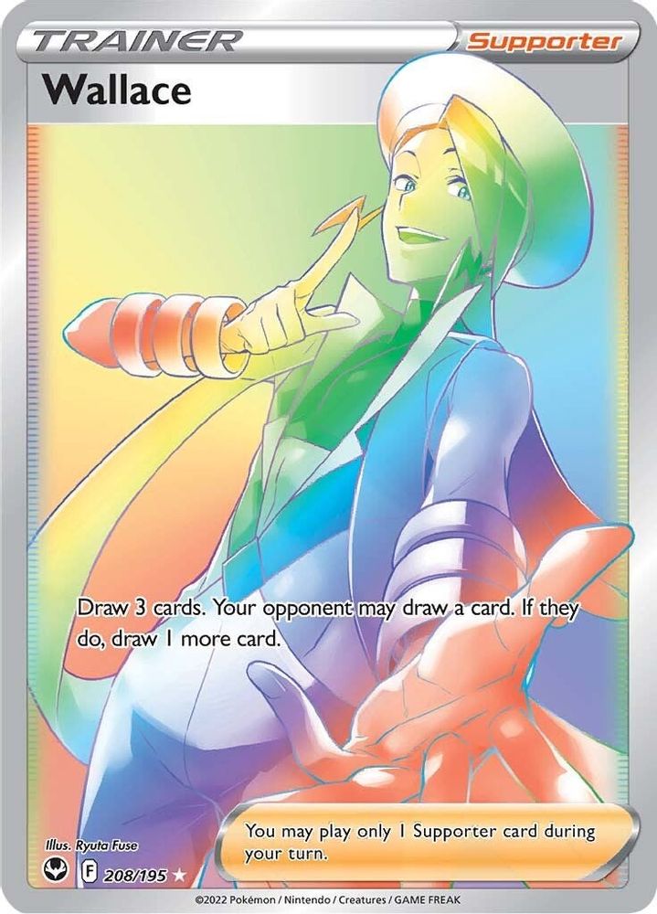 Wallace (Secret) 208 - Holofoil SWSH12 Silver Tempest - Secret Rare