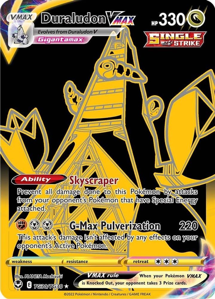 Duraludon VMAX (Secret) TG30 - Holofoil SWSH12 Silver Tempest Trainer Gallery - Secret Rare