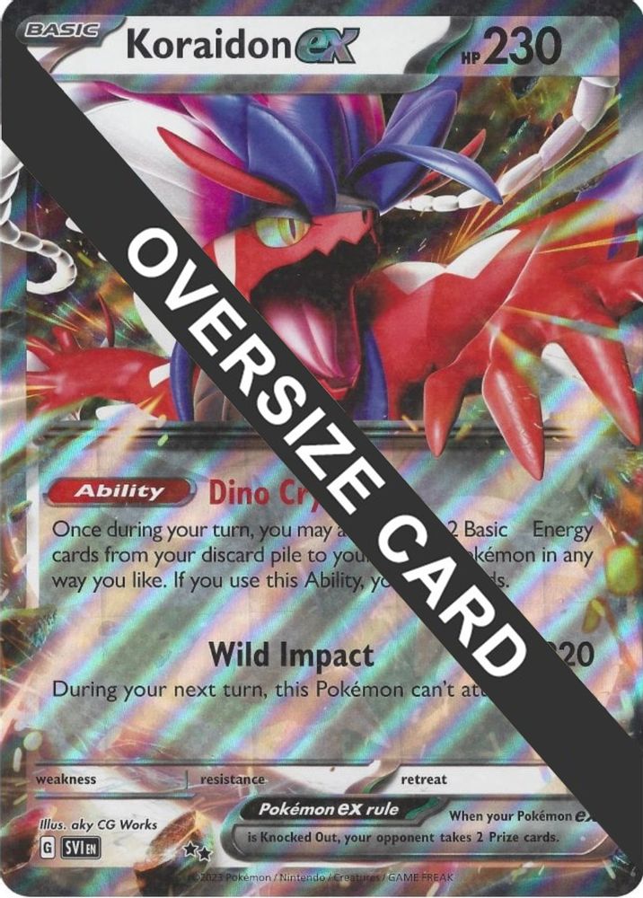 Koraidon ex - Holofoil Jumbo Cards - Ultra Rare
