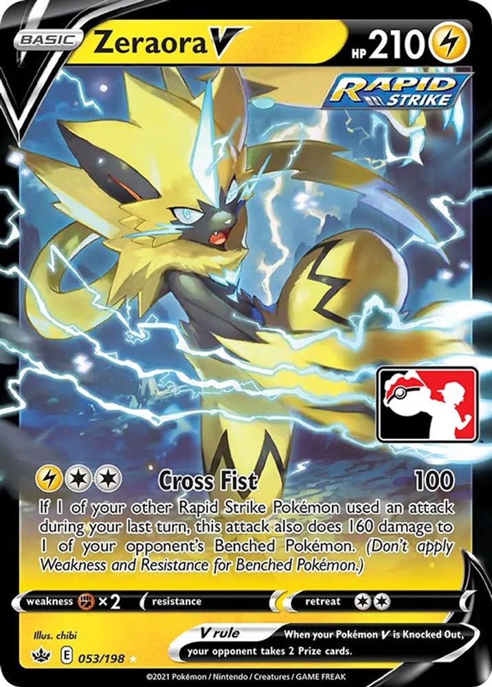 Zeraora V - Holofoil Prize Pack Series Cards - Ultra Rare