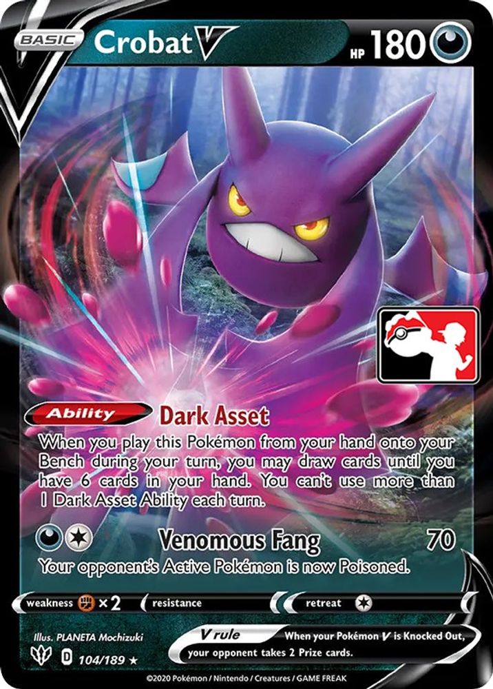 Crobat V - Holofoil Prize Pack Series Cards - Ultra Rare