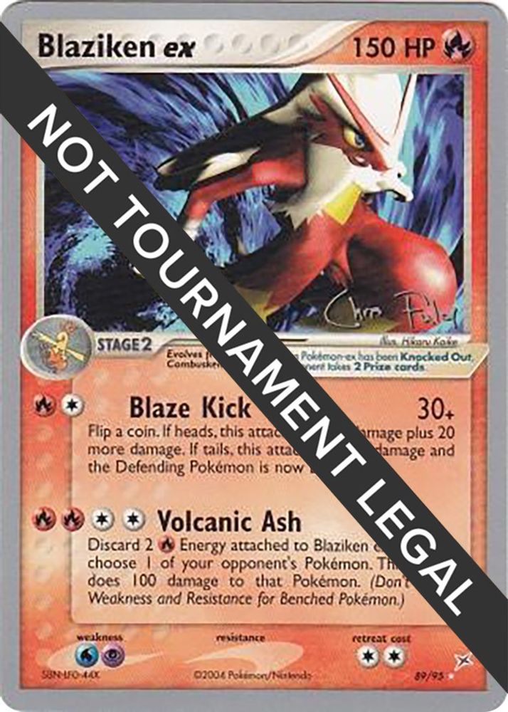 Blaziken ex - 2004 (Chris Fulop) 089 World Championship Decks - Ultra Rare