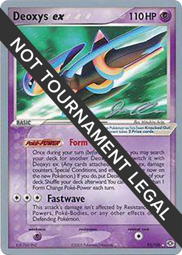 Deoxys ex - 2006 (Jason Klaczynski) 093 World Championship Decks - Ultra Rare