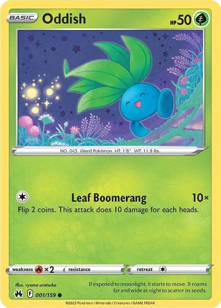 Oddish 001 Crown Zenith - Common