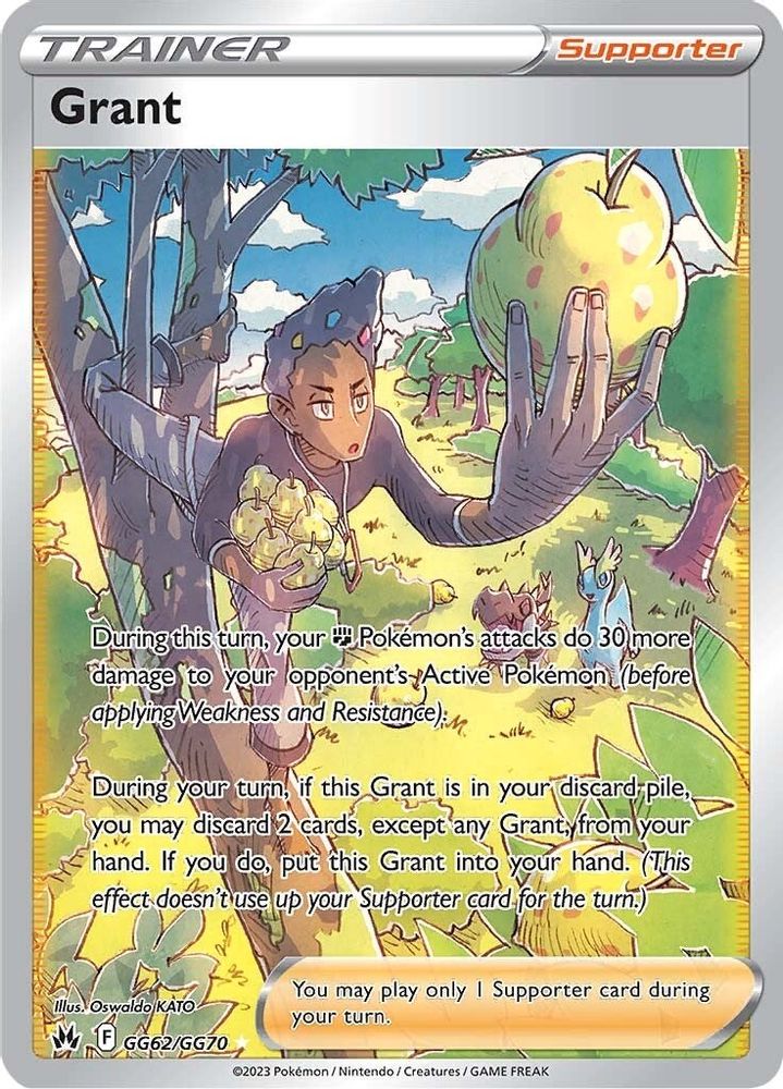 Grant GG62 - Holofoil Crown Zenith Galarian Gallery - Ultra Rare