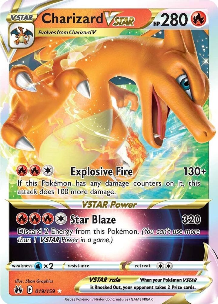 Charizard VSTAR 019 - Holofoil Crown Zenith - Ultra Rare