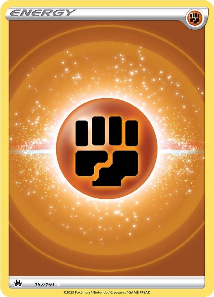 Fighting Energy (Texture Full Art) 157 - Holofoil Crown Zenith - Ultra Rare