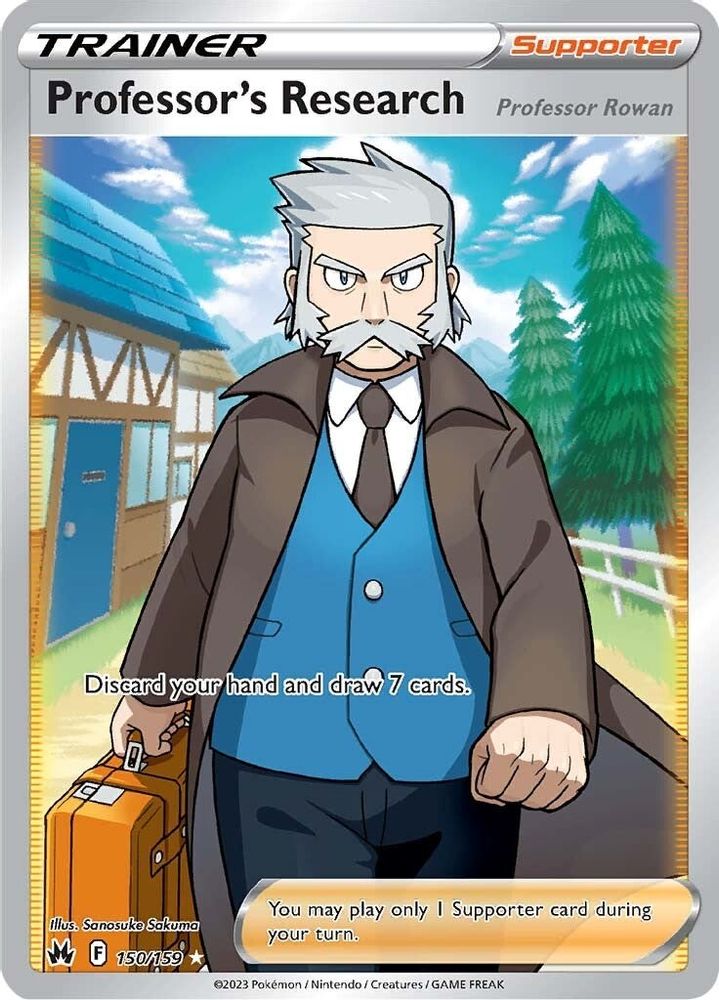Professor's Research (Full Art) 150 - Holofoil Crown Zenith - Ultra Rare