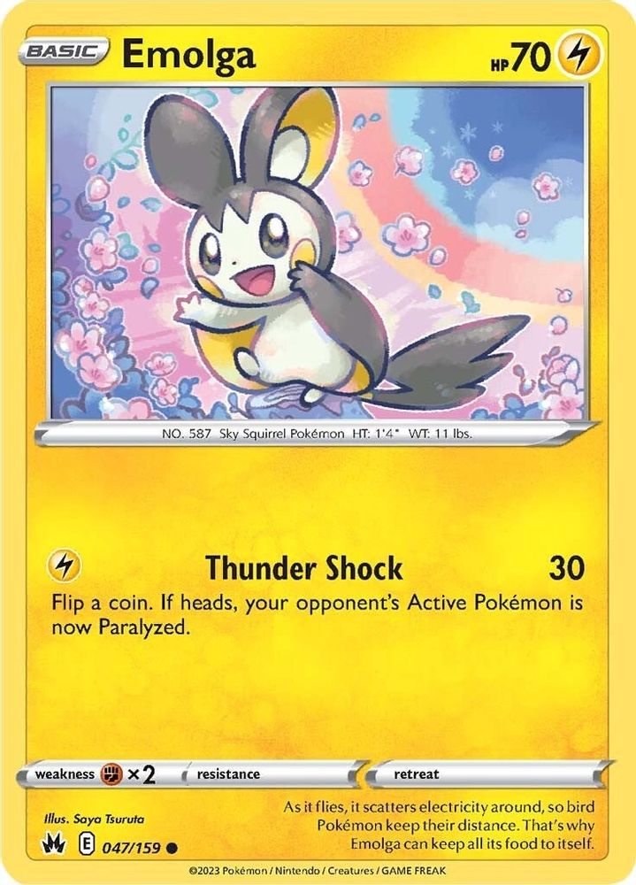 Emolga 047 Crown Zenith - Common