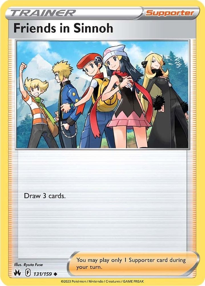 Friends in Sinnoh 131 - Reverse Holofoil Crown Zenith - Uncommon