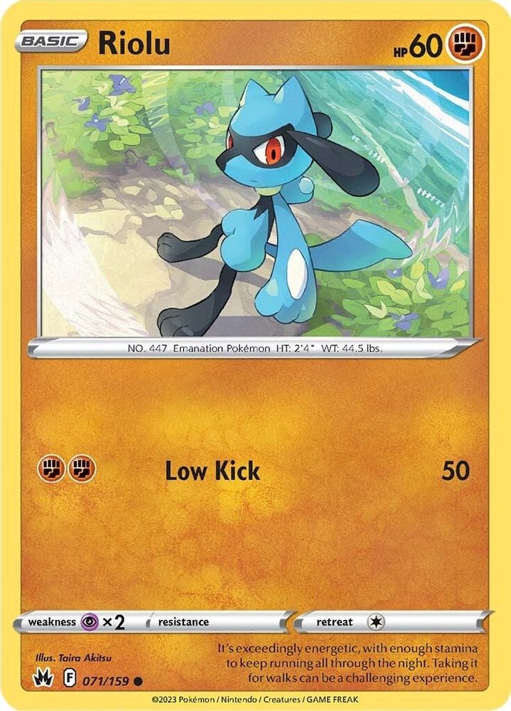 Riolu 071 Crown Zenith - Common