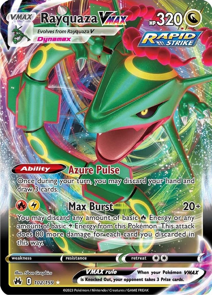 Rayquaza VMAX (102) (102) 102 - Holofoil Crown Zenith - Ultra Rare