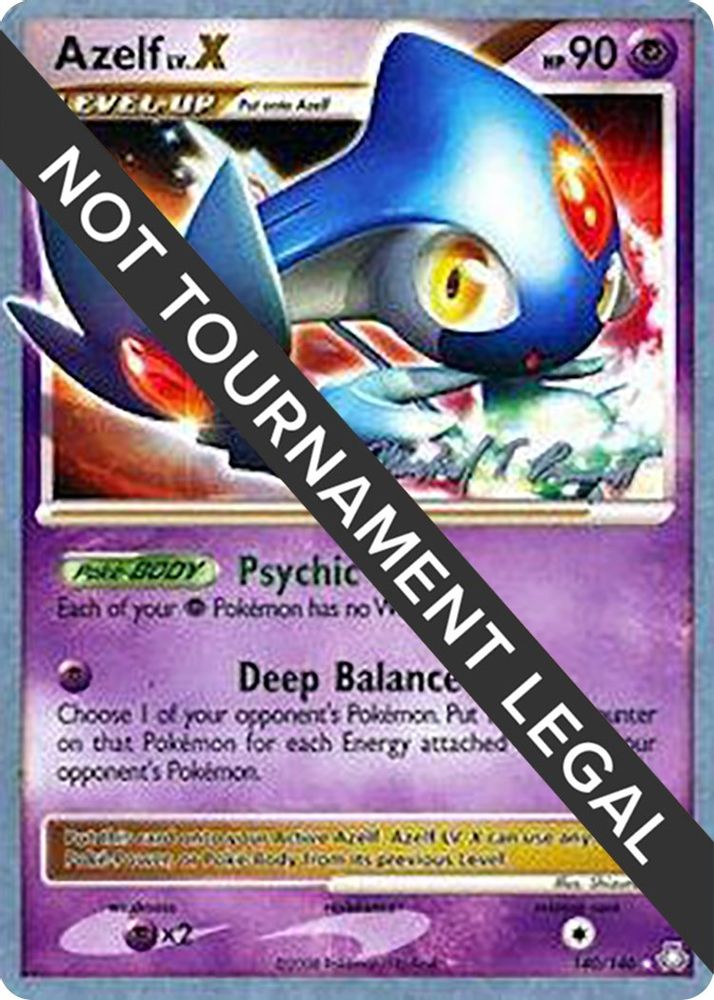 Azelf LV.X - 2010 (Michael Pramawat) 140 World Championship Decks - Ultra Rare
