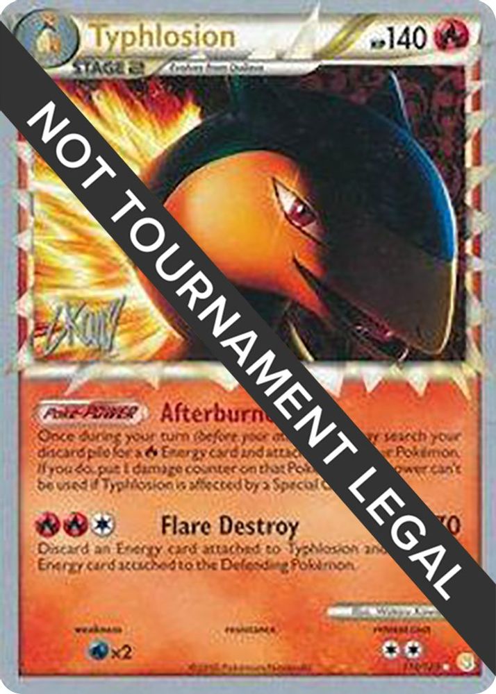 Typhlosion - 2011 (Christopher Kan) 110 World Championship Decks - Ultra Rare