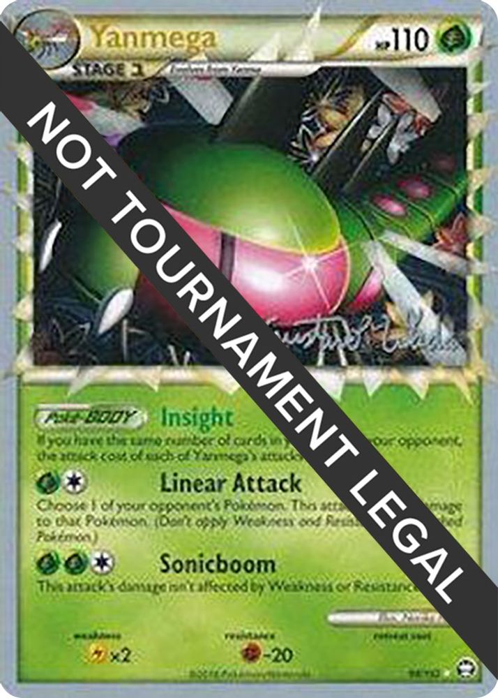 Yanmega - 2011 (Gustavo Wada) 098 World Championship Decks - Ultra Rare